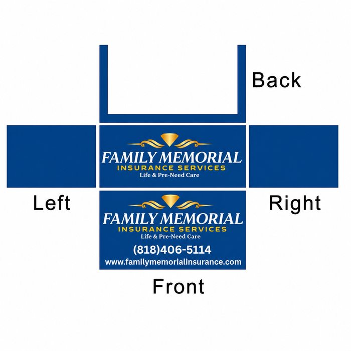 Customized Table Cloth with Logo 4ft for Tradeshow or Events